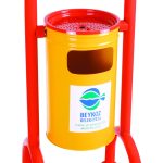 Dört Ayaklı Küllük Hazneli Dış Mekan Çöp Kovası