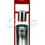 Profil Ayaklı Küllük Çöp Kovalı Paslanmaz Sigara İçme Standı