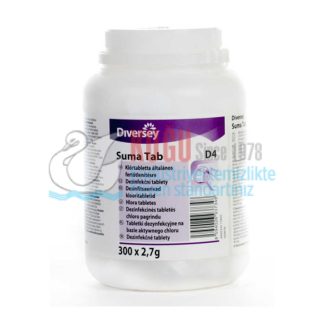 Diversey Suma Tab D4 Tab Dezenfektan Klor Tableti 0.825 Kg (1 KOLİ 4 ADET)
